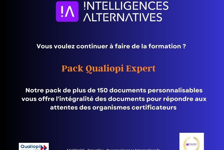 Kit Qualiopi Expert | INTELLIGENCES ALTERNATIVES